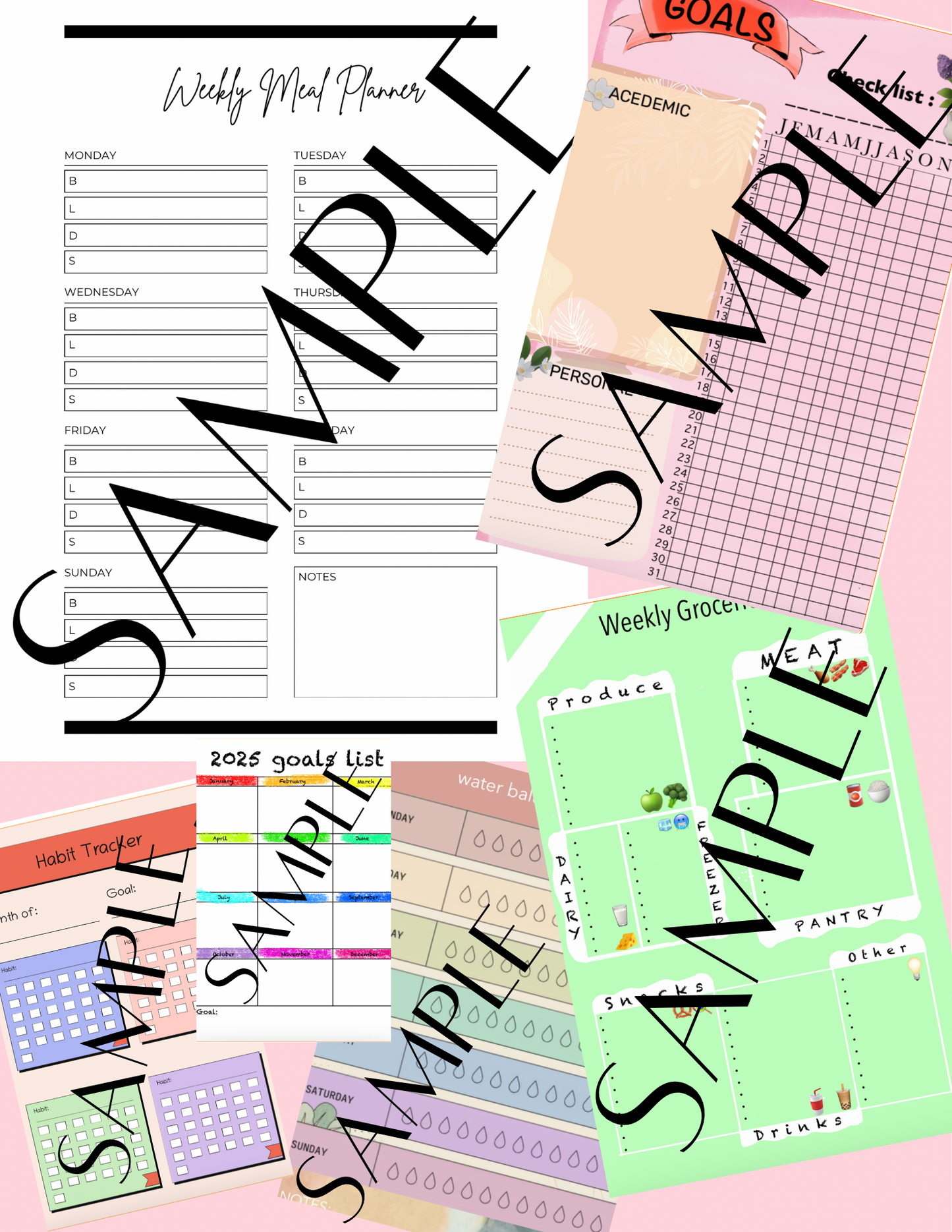 Wellness, Habit, & Meal Trackers