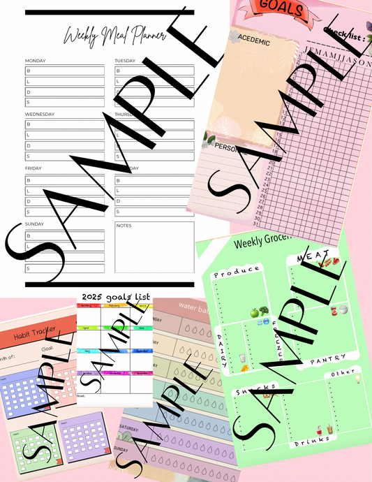 Wellness, Habit, & Meal Trackers