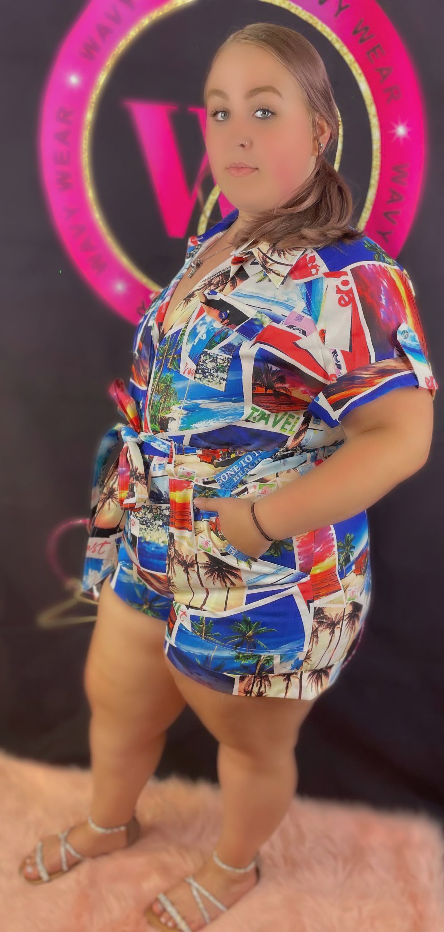 LETS VACAY Romper